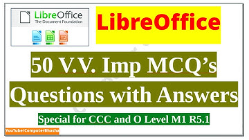 LibreOffice 50 MCQ