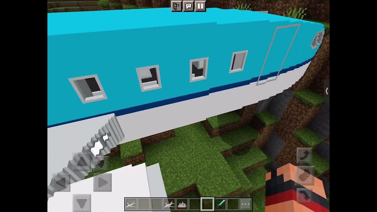 Minecraft Airplane Addon and boat addon for Bedrock addition YouTube