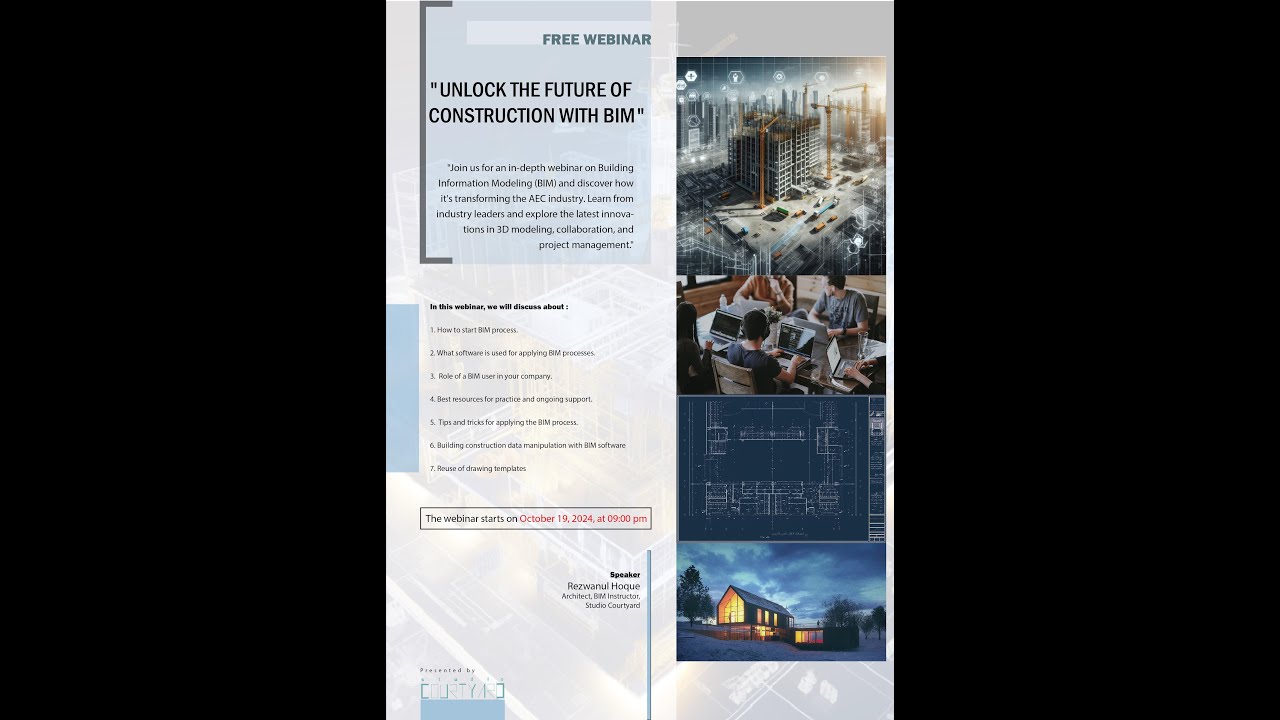 Webinar-"Unlock the Future of Construction with BIM(Building ...