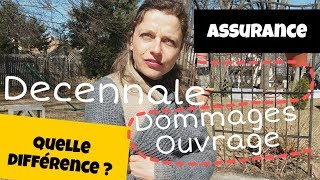Quelle différence entre garantie décennale et dommage ouvrage ?