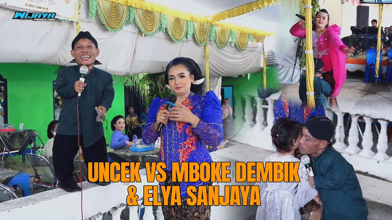UNCEK VS MBOKE DEMBIK & ELYA SANJAYA | SANGKURIANG WOYO-WOYO