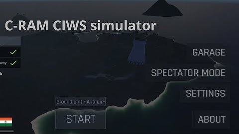 C- RAM CIWS Simulator (Ep1) first video