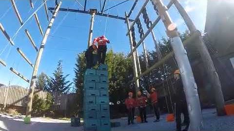 High Adventure Crate Stack High Ropes Activity