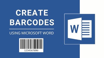 How to Create Barcodes in Microsoft Word