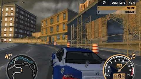 Need for Speed Most Wanted fastest time getting busted 3:16