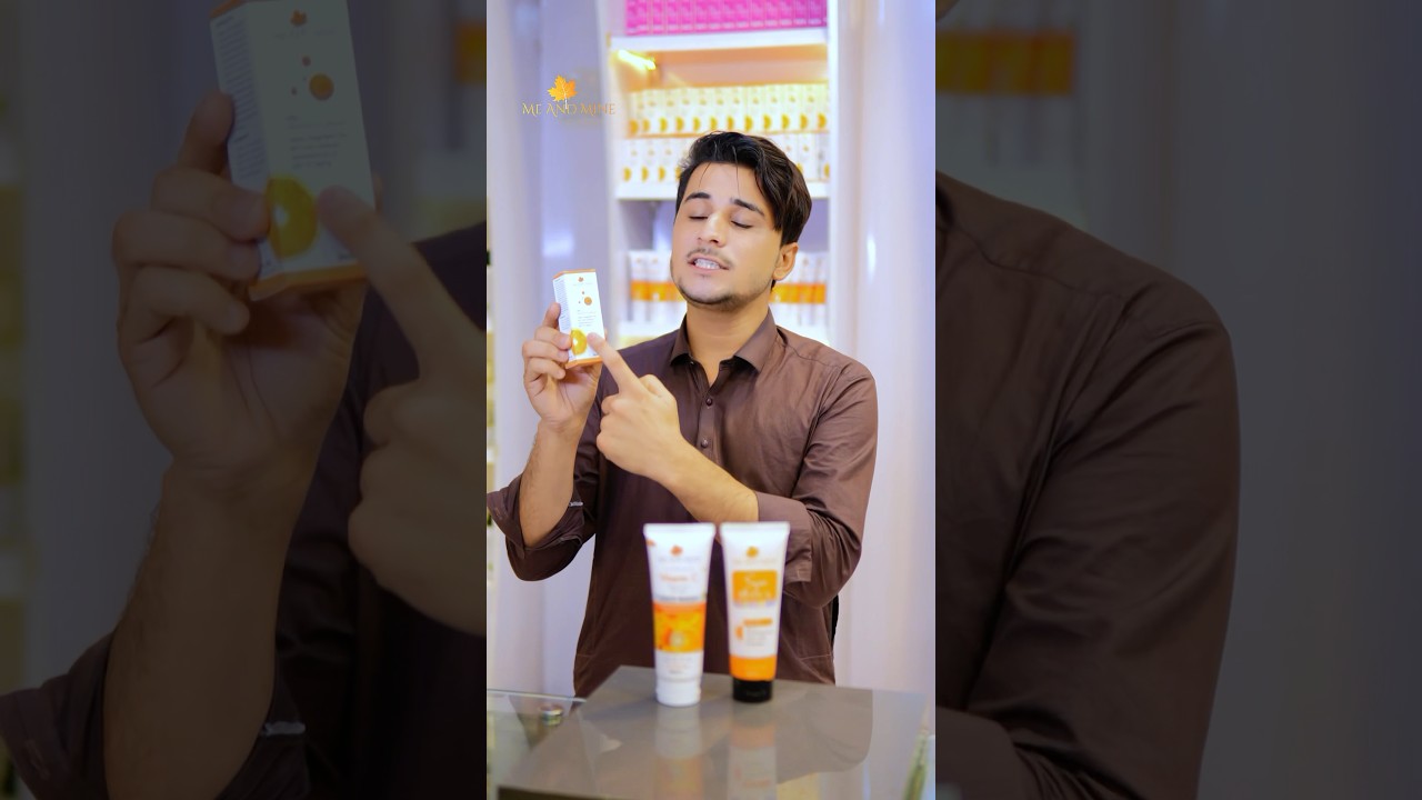 Me And Mine vitaminc facewash & vitaminc serum   