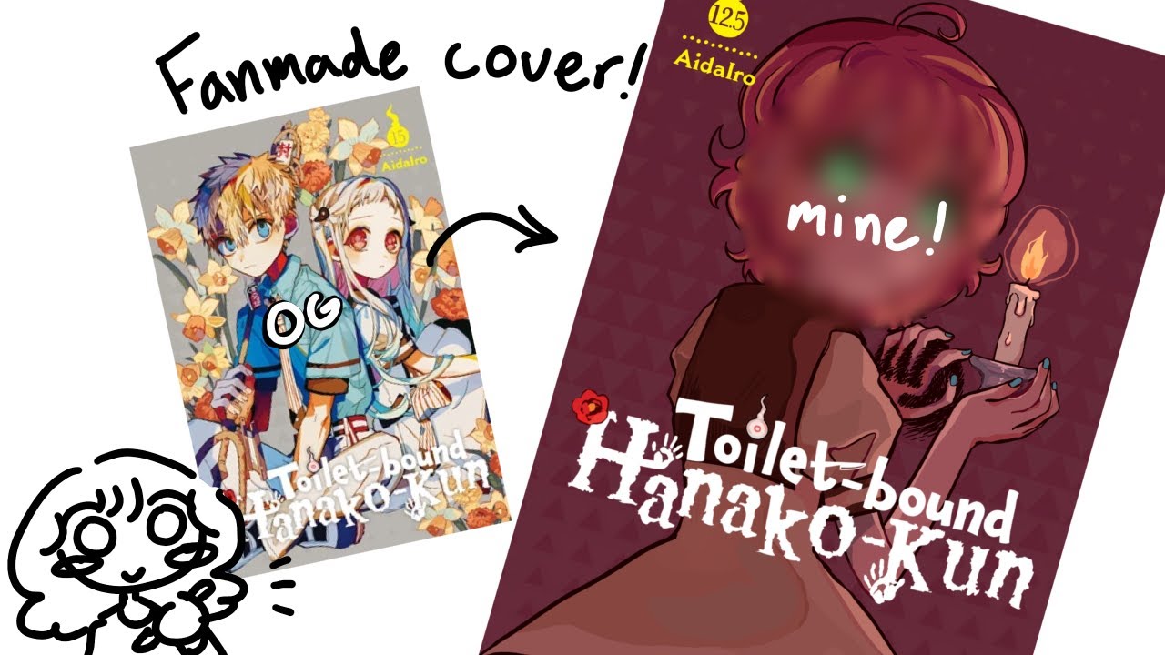 Making a fanmade tbhk manga cover !! :D
