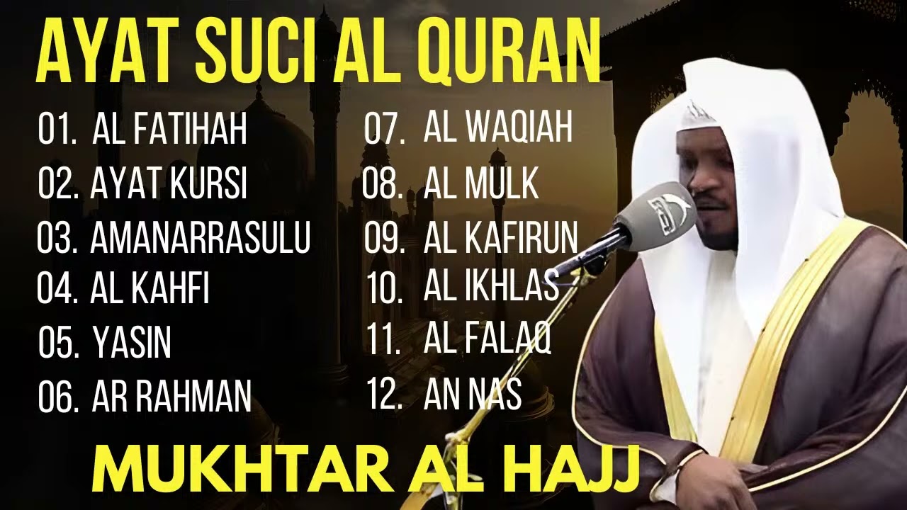 Murottal Alquran Dengan Suara Yang Sangat Indah | Alfatiha, Alkahfi,Yasin,Alwaqia, Arrahman,Almulk