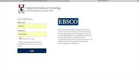 Accessing WIT Libraries databases off campus