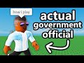 The US Government Plays Roblox Now
