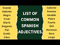 Quiz de Adjetivos en Español
