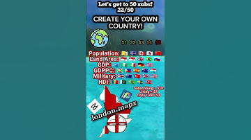 💫 CREATE YOUR OWN COUNTRY 💫 | THEEUMAPZ #geo #geography #trending #shorts #youtube #maps #mapper