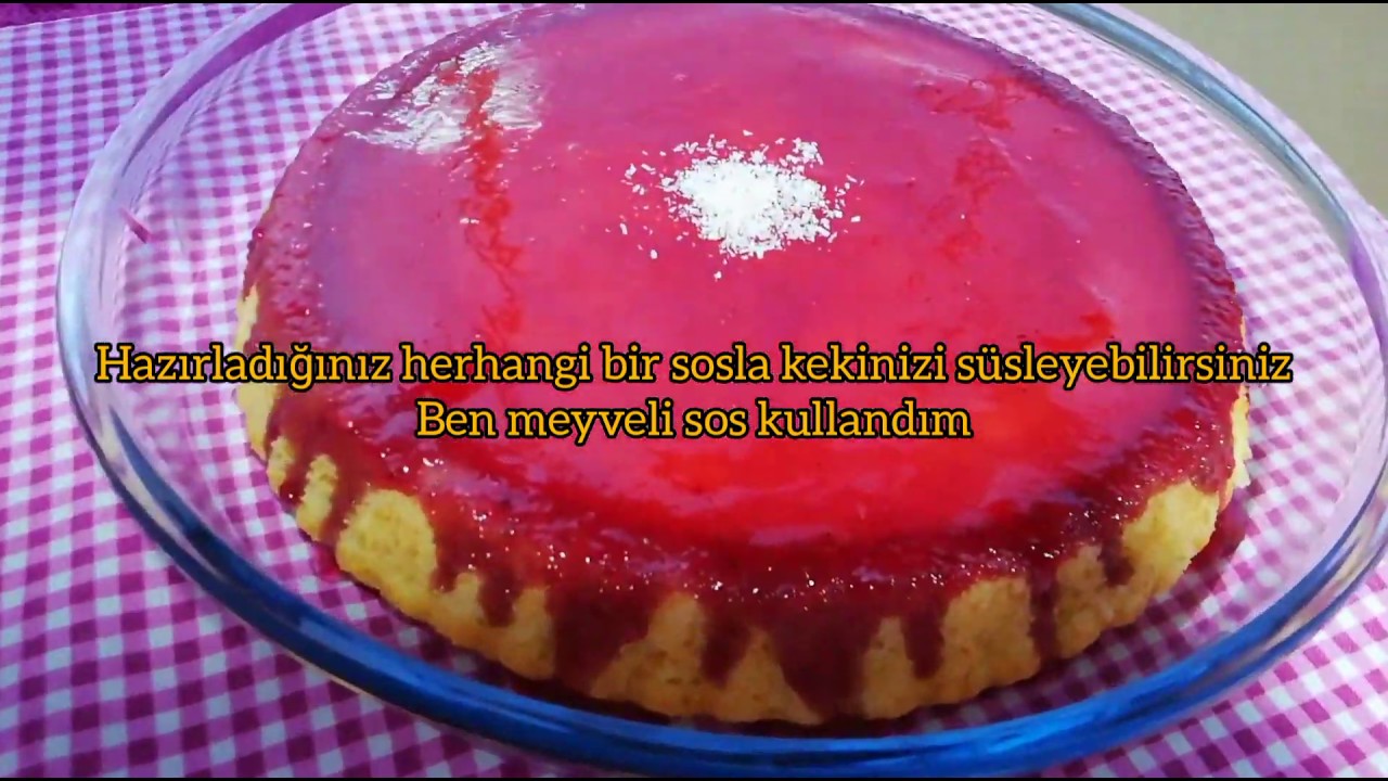 Meyve Soslu Tart Kek Tarifi YouTube