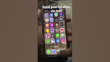 How to send your location via text #iphone #howtodoit #howtodo