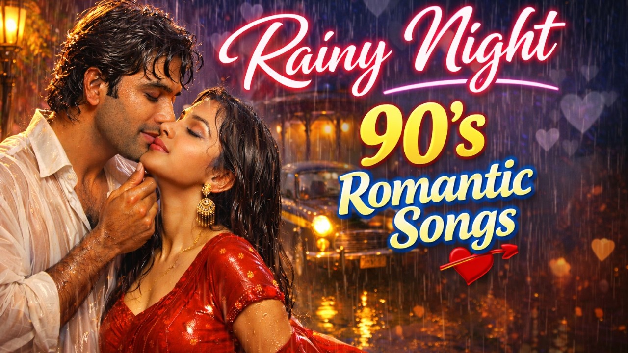 Rainy Night 90’s Romantic Songs 🌧️💖 | 90s Bollywood Love Mashup | Old Romantic Hits