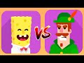 Ultimate Bowmasters - Gameplay Walkthrough 1 Epic Wins - New Characters SPONGEBOB Vs ROBIN