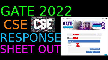 GATE 2022 RESPONSE SHEET OUT | How to Calculate your GATE Marks?| How to Analyze GATE Response Sheet