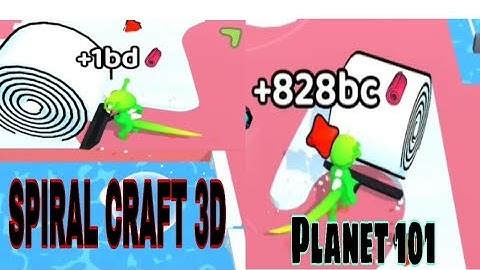 Spiral Craft 3d - planet 101! android, iOS
