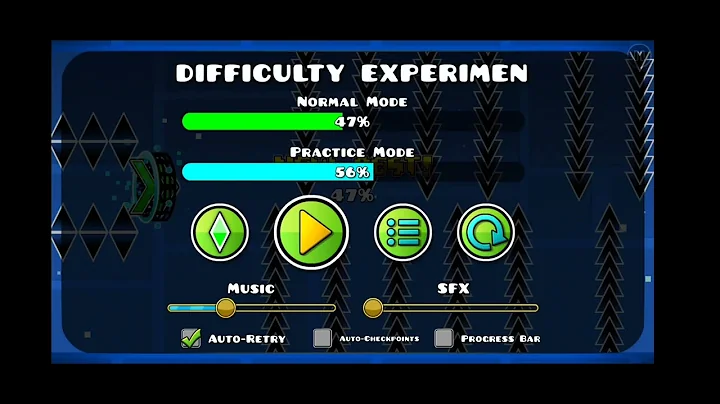 difficulty experiment 47% (mobile wr ?)