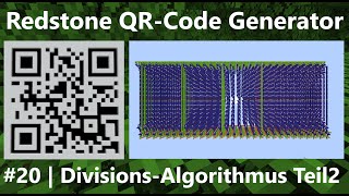 QR-Code Encoder, #20 – Divisions-Algorithmus Teil 2 | Minecraft Redstone