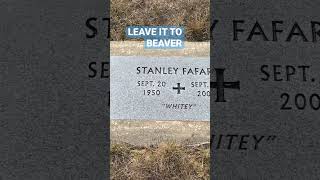 Gravesite Of Actor On Leave It To Beaver