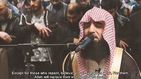 تلاوة ترجف لها القلوب '' وعباد الرحمن الذين يمشون على الارض هونا ''  للشيخ محمد اللحيدان