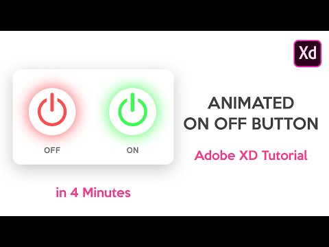 On Off Button in Adobe XD [ 4 minutes ]