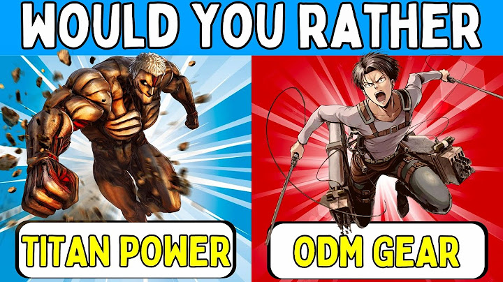 KVÍZ ATTACK ON TITAN - ( Edice Chtěli byste raději )