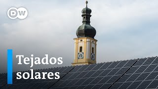 Alemania experimenta con tejas solares