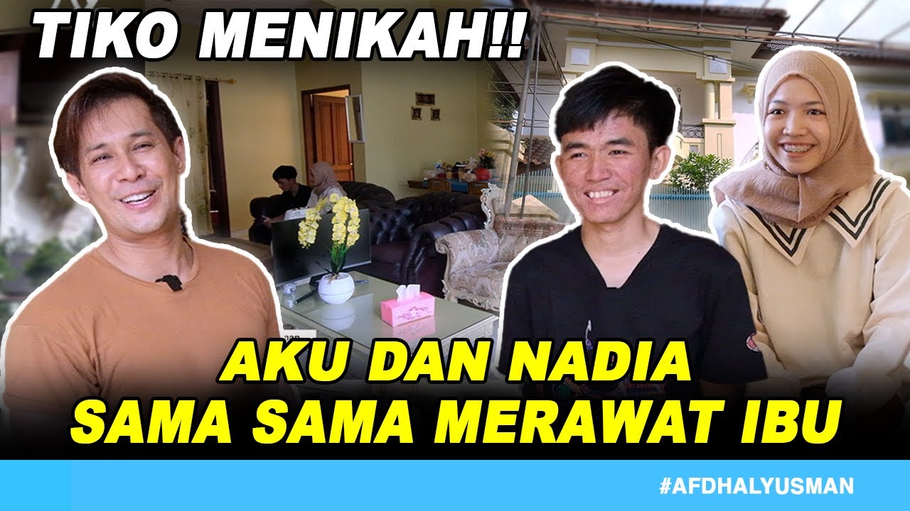TIKO DAN NADIA MENIKAH... PERTAMA KALI KETEMU LANGSUNG TIDAK SEPERTI DI FOTO I RUMAH TIKO BU ENI