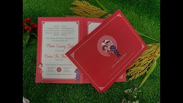 Thiệp cưới SL55 - IN THIỆP CƯỚI SALA HCM