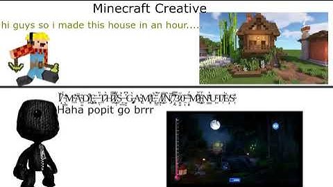 LBP create mode vs Minecraft creative mode