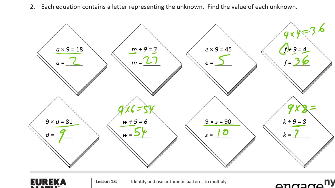 lesson 13 homework grade 3