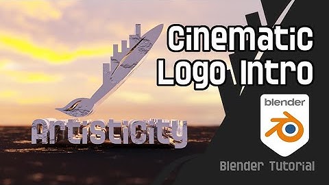 3D Simple Cinematic Logo intro in Blender | Beginner Tutorial