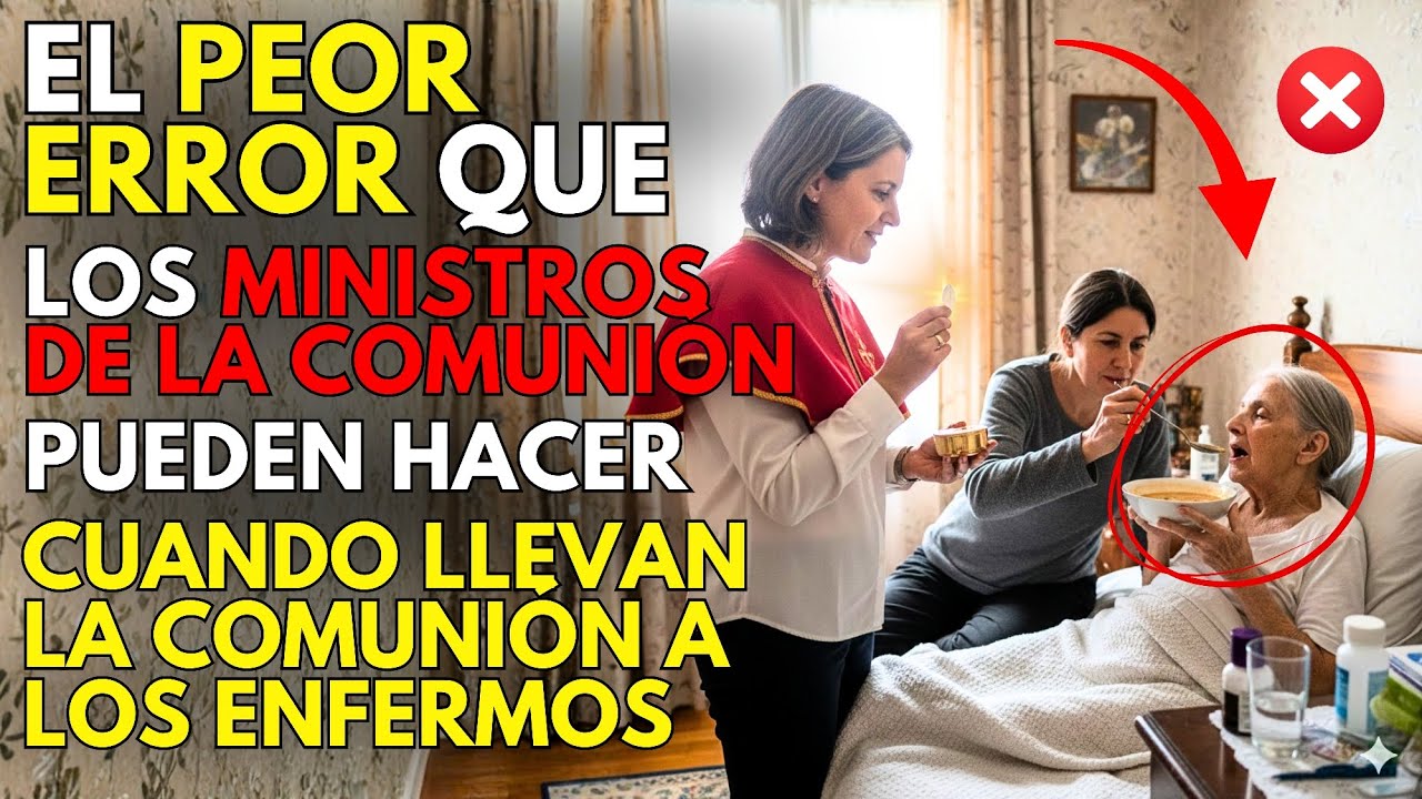 Errores más comunes al llevar la Comunión a los enfermos y cómo hacerlo bien, con amor y reverencia.