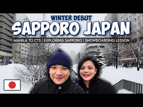 Manila to Sapporo Direct Flight + Our First Snowboarding Experience in Hokkaido!