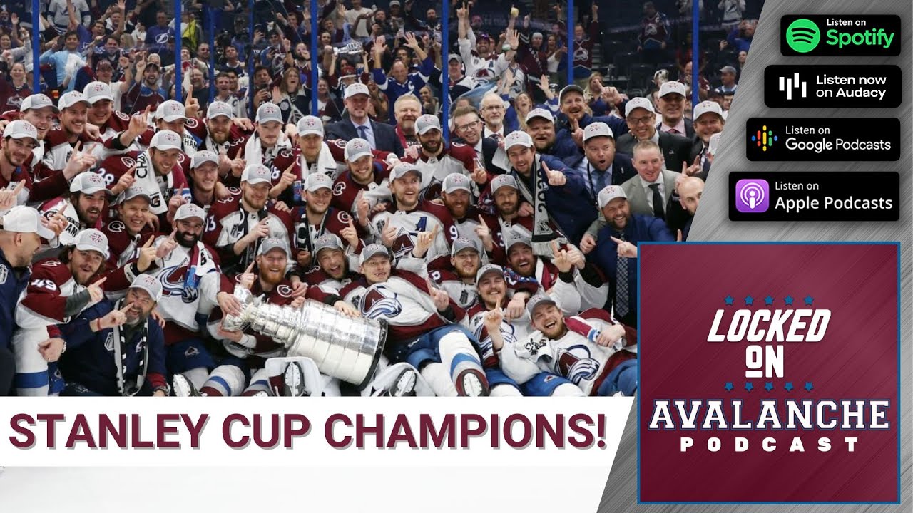 Bill Daly hands Stanley Cup to Colorado Avalanche in Gary
