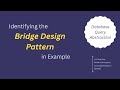 Example 1. Database Query Abstraction | Bridge Design Pattern | Java