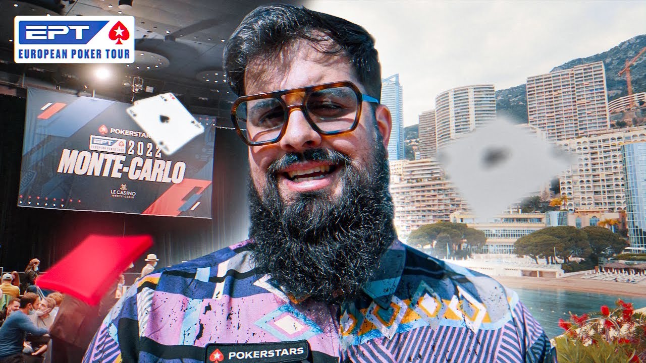 LLEGUÉ EN HELICÓPTERO, TERMINÉ ROBANDO UNA BICI I VLOG European Poker Tour Montecarlo 2022 - E1