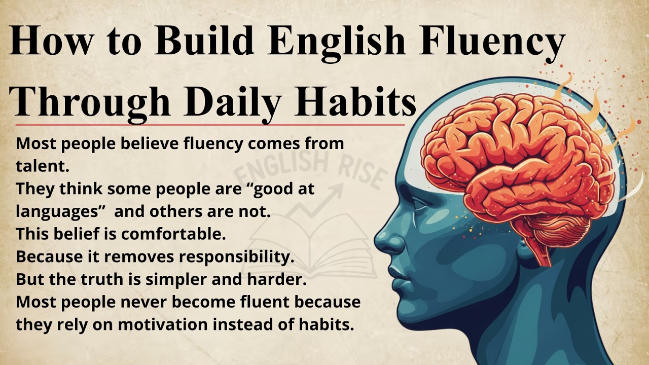 How to Build English Fluency Through Daily Habits || Improve Your English Fluency