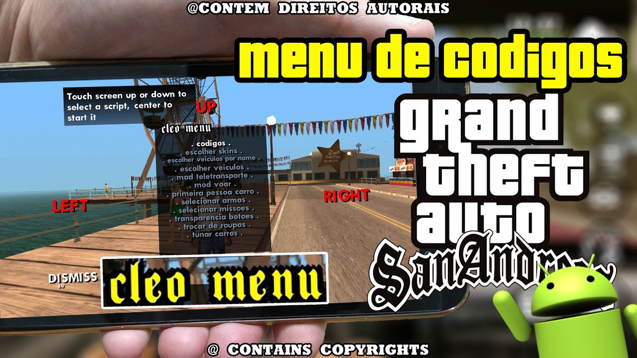 GTA SAN ANDREAS ANDROID MOD MENU (5 PLAY) + DOWNLOAD 