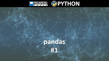 pandas Part 1 – Introduction to Pandas