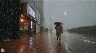 The Rain Doesn't Ask What's Wrong, That's Why I Walk in It. Relaxing Sound for Sleep. White Noise.