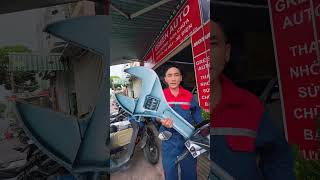 Cách khoá xe an toàn khi không có dây xích, con đã biết chưa | Siêu Chợ Cơ Khí