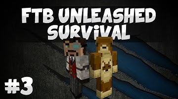 FTB Unleashed Survival w/ XclusiveTV - Episode 3 "Wisps ATTACK!"