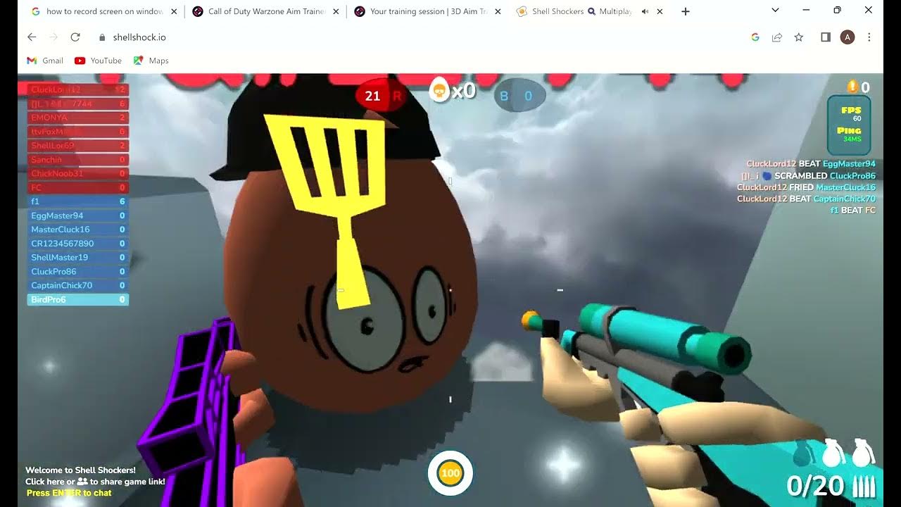 Shell Shockers 🍳 Multiplayer io game