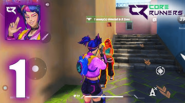 Core Runners - Gameplay #1 (CBT Early Access) (Android)