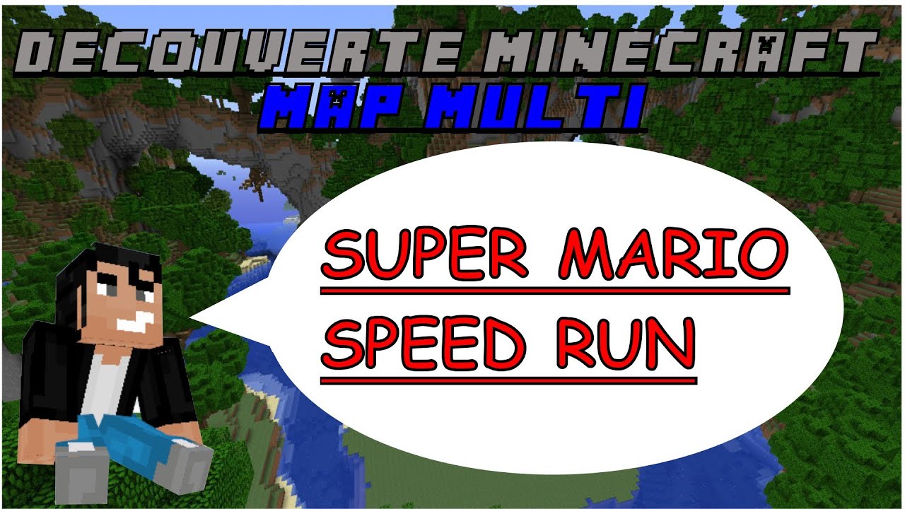 Découverte Minecraft - Map pvp Super Mario Speed Run - Xbox 360 - YouTube