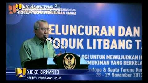 Info Kementerian PU 2013 - Eps. 33 Inovasi Teknologi yang Berkelanjutan