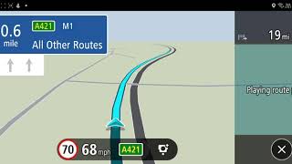 From Tom Go Navigation 2.0 Lane Guidance screenshot 4